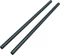 15mm Camera Rods Aluminum Alloy 16Inch Black Rail Rod 400mm Pack of 2- (A014-16 Rod-400mm)