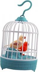 Voice Control Singing Bird Cage for Interactive Electronic Bird Decor for Home and Decoration Random Color