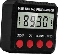 Artibetter Mini Digital Electronic Protractor Inclinometer Angle Gauge Magnetic Base High Precision Level Tool for Woodworking and Construction