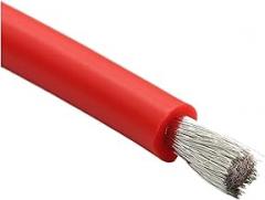 1~50m Super Soft Silicone Electronic Wire Cable 30 28 26 24 22 20 18 16 14 12 11 10 8 AWG Heat-Resistant Insulated Copper Wires(Red,1 Meter_20AWG)