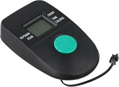 Rowing Machine LCD Display for Rowing Machine, Fitness Machine Electronic Timer with 2-Pin Connector, Compatible with Exercise for Bike and for Home Gym Equipment, Black