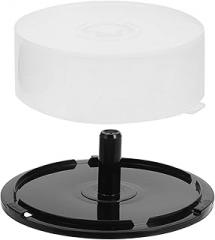 Gatuida Large Capacity Cd Dvd Storage Box Plastic Cd Storage Rack Empty Bucket for Discs