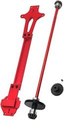 Second Floor Board Spare Parts Set for WLtoys 124016 124017 124018 124019 1/12 RC Car DIY Upgrade Parts, Red Accessory