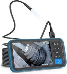 8MM Industrial Endoscope Camera, 1080p Camera, 6 Adjustable LED Lights, Perfect for Plumbing, HVAC, Home, Vent & Sewer Inspections, IP67 Waterproof