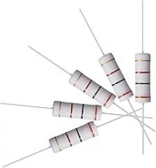 10Pcs 3K Ohm Resistor, 5W 5% Tolerance Metal Oxide Film Resistors, Axial Lead, Flame Proof for DIY Electronic Projects and Experiments