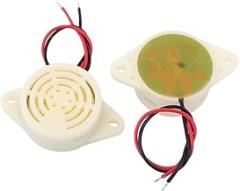 2 Pcs Furnace Parts & Accessories DC 3-24V 12V 2-Wired Continuous Active Electronic Buzzer Relays Alarm