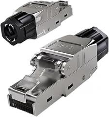 RJ45 Ethernet Connector Plated Shielded Ethernet Connector(3 pcs,CAT7)