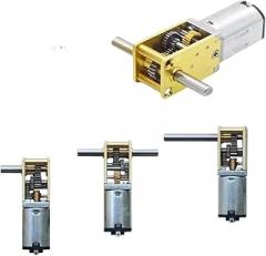 DC3V 6V 12V N20-1218 Mini N20 Gear Motor Single/Dual/Long Shaft 4RPM-381RPM Slow Speed High Torque WormAll Metal Gearbox Motor New 2026 High for Reliable Electronic Component