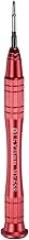 HARFINGTON Precision Y-type Screwdriver 1.5x25mm Magnetic 3 Point Head Mini Pen Style Screw Driver with Non-slip Handle for Eyeglasses Watch Laptop Electronic, Red