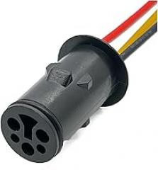 3 Pin TE 1.5mm Car Round Sheat Plug Wiring Harness Auto Waterproof Male Female Electronic Connector 1-926554-1(3Pin Female)