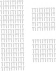 PartyKindom 250pcs Round Cross Plastic Screws for Tightening Resistant Lightweight Easy to Use for Electronics and Hardware Installation