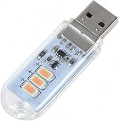 Lehuy2536gh Tool Part for Portable USB 3 LED SMD Touch Switch Night Card Lamp Camping Reading Light