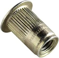 ALS4T-813-350 AL-Series Insert, Thread Size 1/2-13, Yellow-zinc trivalent with Clear Protective Coating, ROHS Compliant, Made in US, Grip Range .200-.350, (Pack of 10pcs)