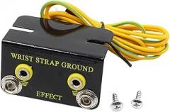 Stable Iron Statics Grounding Receptacle L Shape Delicate Design Secure Statics Elimination for Electronics Maintenance