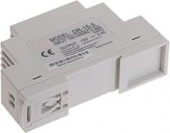 DR-15 15W Single Output 5V 12V 15V 24V Din Rail Switching Power Supply Electronics Din Rail Switching Type Industrial(OneColor)