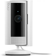 Ring Indoor Cam, Home or business security in 1080p HD video, White