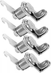 4pcs Tubular Lock Cylinder for Mailbox File Cabinet and Cupboard Durable Construction Easy to Install Secure for Residential and Commercial Use
