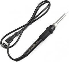 Soldering Iron Handle Replacement for 936A Solder Station, Compatible with 937D 852 852D, 50W High Resistant Grip, for Tin Plating+Metal+Silica Gel, Black