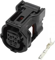 1 Set 4 Pin Compatible With Automotive Electronic Power Steering Machine Wiring Harness Connector 12495 6189-1231(Army green)