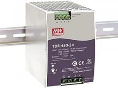 Three Phase Industrial DIN Rail Power Supply, 24V 20A 480W
