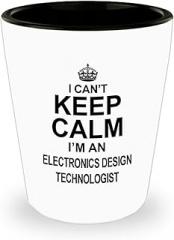 Amorfos Hilarious Electronics Design Technologist Gifts - Shot Glass For Electronics Design Techno Worker, For Women And Men, Present/Accessory, Funny Shotglass