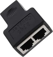 Gadpiparty Port Ethernet Splitter Adapter Network Connector for Dual Device Connection Durable Design for Simultaneous Access Easy Installation Network Accessory