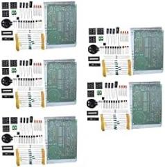 5pcs Digital Electronic Clock DIY Kit LED Kit 9V-12V LED Digital Tube Display