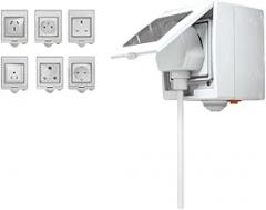 Russian | Itead S55 Waterproof Smart Socket Wf Switch UK/Au/Us/Fr/De/Za Multiple Version Wf Socket Works with Alexa Home New 2026 High for Reliable Electronic Component, Precision, Stable Performance