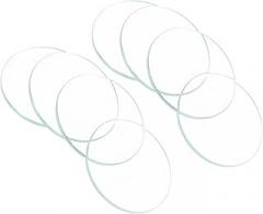 CoCud Watch Crystal Len Glass, 19.5mm Dia. Optical Glass Single Dome Face Crystals Replacement Lens Clear - (Applications: for Watchmaker Repair Electronic Mechanical Watch), 8-Pieces