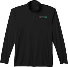 SteMi Techno Kleidung Techno Electronic Music Rave Festival Raver Performance Quarter-Zip Top