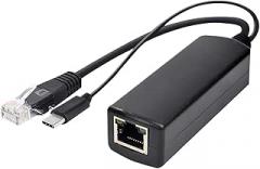 POE Splitter 10/100/1000Mbps Type-C IEEE802.3af DC44-57V to 5V 3A Power Supply (Size : 100Mbps, Color : 5V 2A 10W)