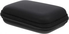 ARTIBETTER Travel Cable Organizer Bag Pouch for Electronics Accessories, Portable Cable Storage Case with Multiple Compartments, Black Compact Cord Organizer for Travel and Daily Use