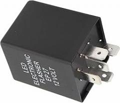 ApplianPar 5 Pin EP27 FL27 Electronic Flasher Relay for Car Vehicle LED Turn Signal Light Bulbs Hyper Blink Flash Fix 1994-2009