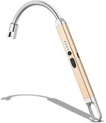 MEIRUBY Electric Candle Lighter, Valentine's Day Gifts for Women Mom Men Wife, USB Arc Rechargeable Windproof Long Lighter for Candle BBQ Birthday Housewarming Gift Idals