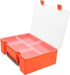 Healifty Multipurpose Plastic Storage Box with Compartments Rectangle Organizer for Jewelry Electronic Components Tools Lightweight and Portable Storage for Home and Office