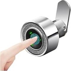 Zinc Alloy Smart Fingerprint Lock Drawer Lock Wardrobe Cabinet Lock Electronic Lock Office103-20 103-30 Fingerprints(103 20yin)