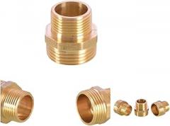 Brass Pipe Hex Nipple Fltting 1/8