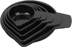 Homoyoyo 5pcs Plastic Weighing Dish Mini Scale Trays Small Dish for Scale Food Grams Electronic Tray