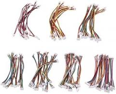 Davitu Electrical Equipments Supplies - 10Pcs Cable Connector XH 1.25mm Double Electronic 2/3/4/5/6/7/8 pin Wire Connectors - (Pins: 6 pin)