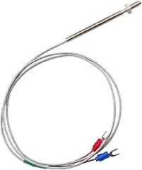 M6 Screw Temperature Sensor Thermocouple Type K 0.5/1/2/3/4m Temp Probe 0-600℃ for K Type Input PID Digital Thermostat(K Type 0.5m)