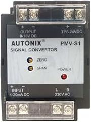 Electronic Signal Converter, Signal Isolator (Input 4-20mA to Output 0-10Vdc) for Energy Management and Power Distribution, Environmental Monitoring, Industrial Instrumentation,| Ace Autonix PMV-S1
