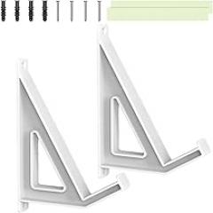 Keyboard Holder Wall Mount - Adjustable Laptop Shelf, Space-Saving Wall Organizer, Durable Electronics Bracket for Tablets | Modern Storage Solution for Books, Routers, Paintings, Pictures, Home