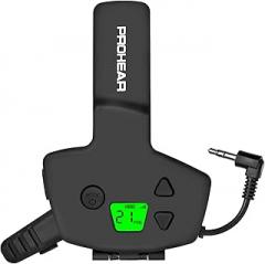 PROHEAR RH08 Walkie Talkie for Howard Leight Impact Sport Electronic Earmuffs, with Rechargeable Battery, Great Signal for Shooting Range Outdoors - 1 Pack,Black