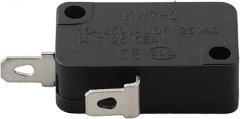 KW7-0 16A 220V Small Switch - Metal Construction, High Sensitivity & Stable Operation for Household Appliances, Automotive Electronics & Power Tools，Compatible with Microwave