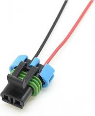 1 Pcs 2Pin 15300027 15300002 Weather Pack Sensor Fan Plug Auto Waterproof Electronic Connector Wire Harness(1 female set)