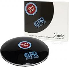 CPR Call Blocker Shield - Pre-Programmed with 2000 Scam Numbers Plus The Ability to Block A Further 1500 Numbers at The Touch of A Button. Caller ID Service is Required (Gloss Black)