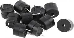 NEW LON0167 10 Pieces Industrial Electronic Continuous Sound Buzzer Black DC 12V 12mmx9.5mm(10 Pieces Industrial Electronic Dauerton Buzzer Schwarz DC 12V 12mmx9.5mm