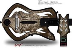 The Sabicu Decal Style Skin - fits Warriors Of Rock Guitar Hero Guitar (GUITAR NOT INCLUDED)