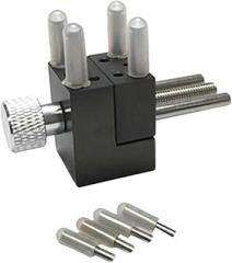 Mini Bench Vise Workbench Universal Aluminum Alloy Model Making Table Vice Clamp for Electronics Jewelry Scale Model Building, Without Base