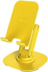 HBJWOV Metal 360 Rotating Phone Stand Desktop Multi Functional Universal Tablet Stand Portable Axis Folding